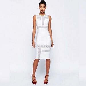ASOS Sculpt Premium Bandage Pencil Dress 4 NWT